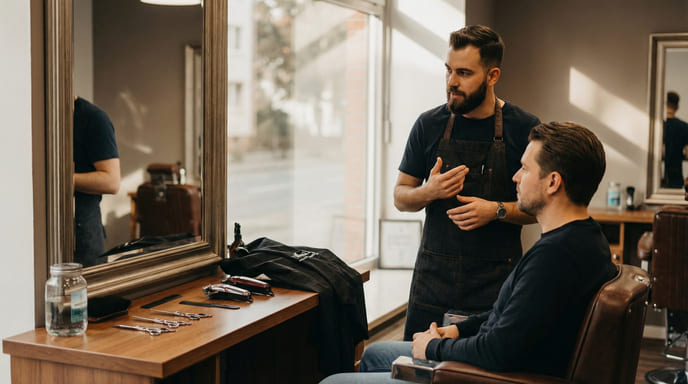 Beratung beim Barber: Wie wir den passenden Haarschnitt finden