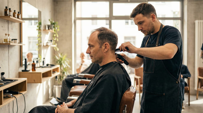 Styling bei Geheimratsecken und feinem Haar: Professionelle Lösungen
